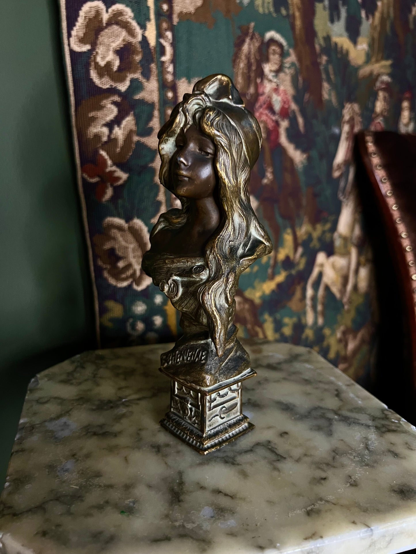 Bronze Bohemienne Bust