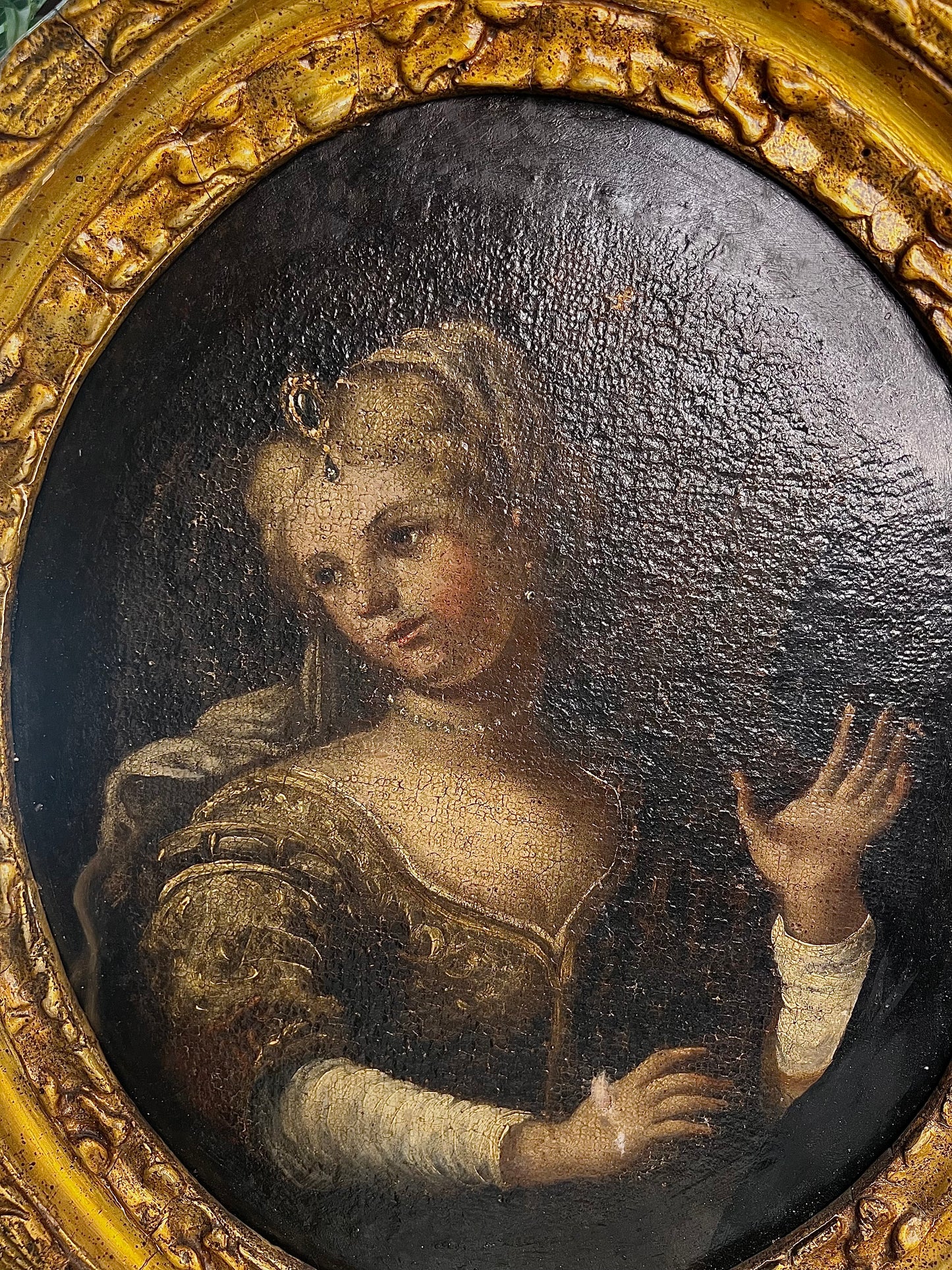 Antique 1600s Portrait