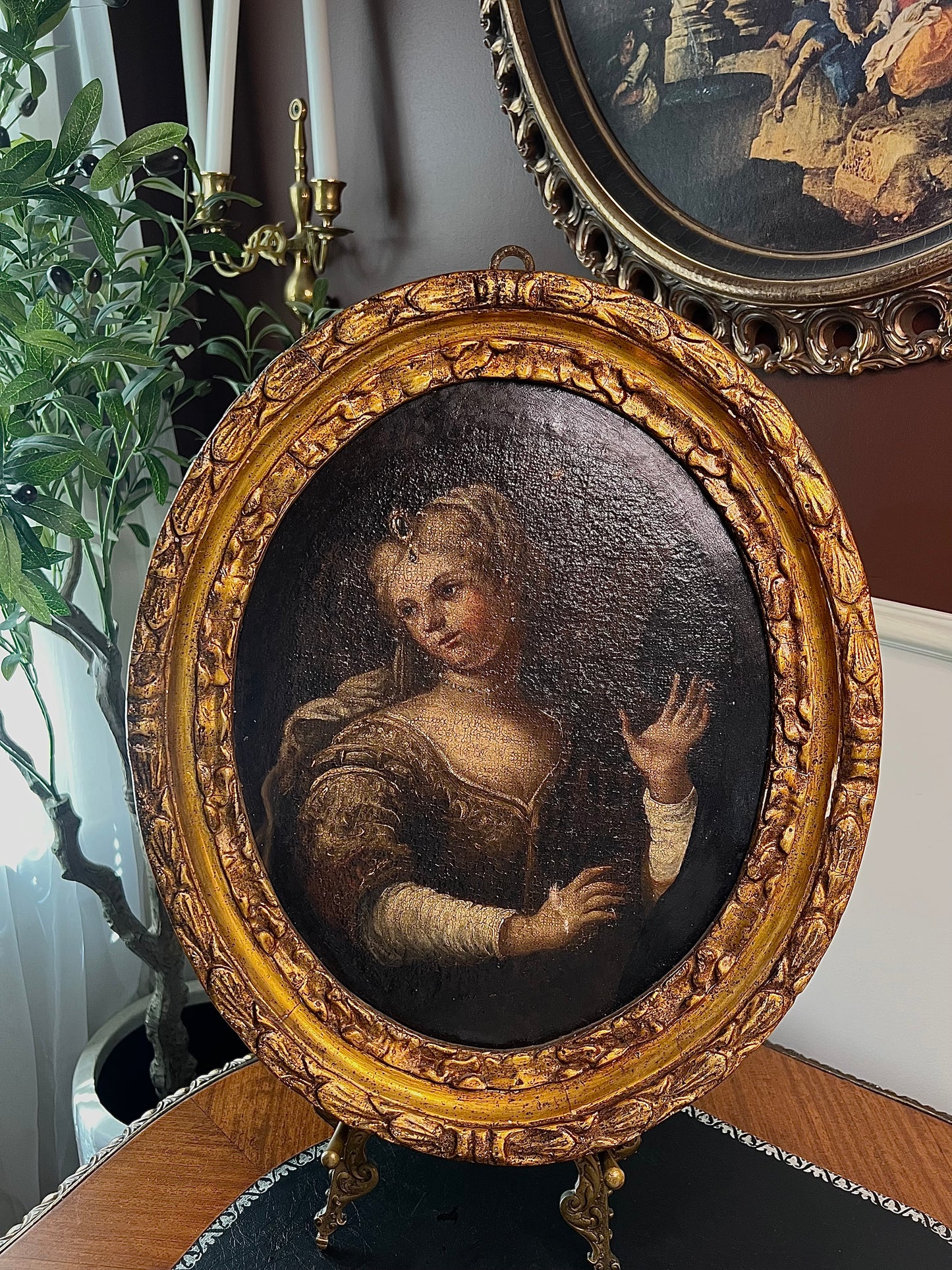 Antique 1600s Portrait