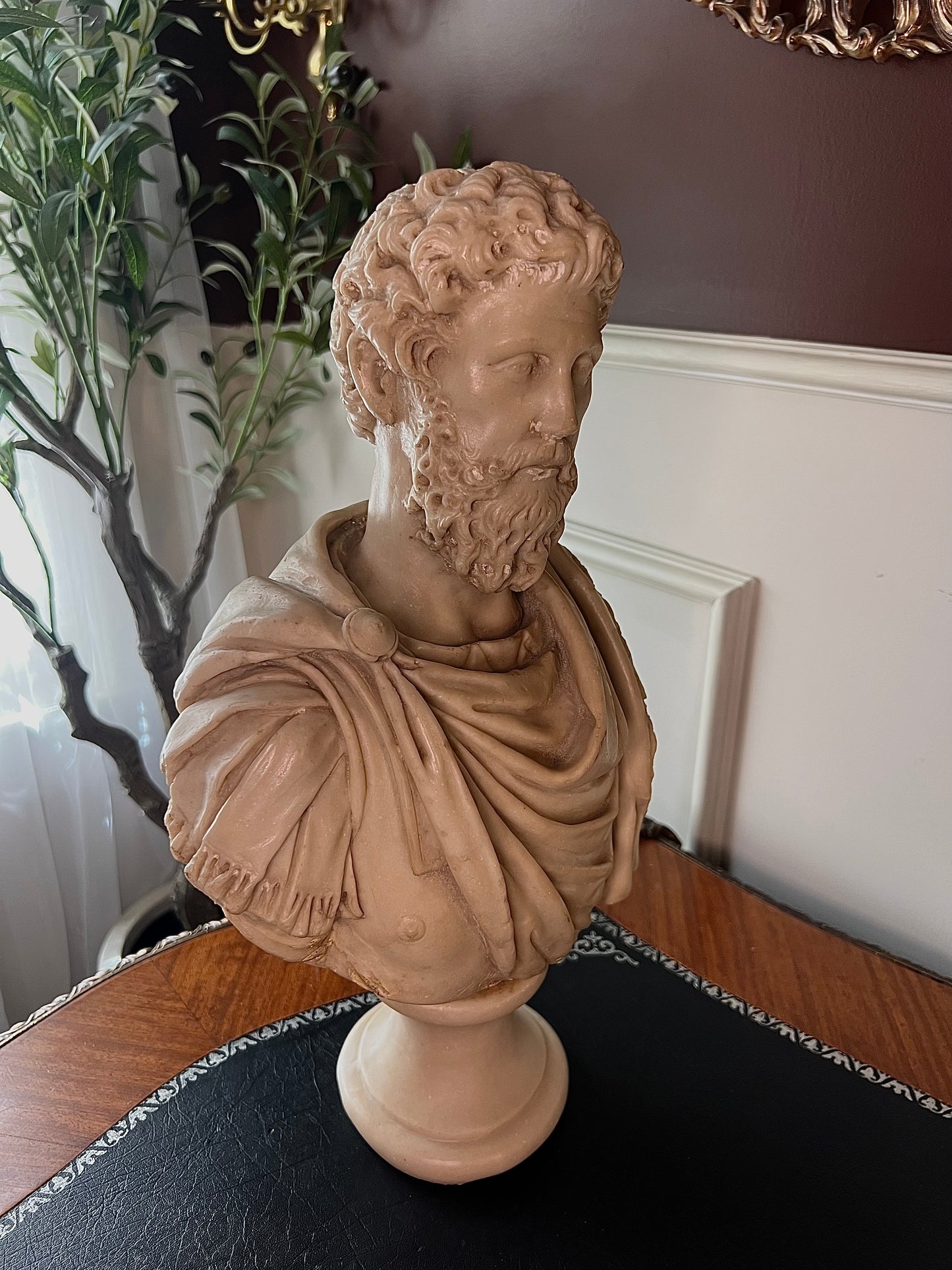 Marble bust of Marcus Aurelius