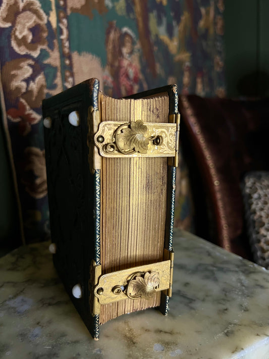 Antique Album with Brass Leaf Hinges