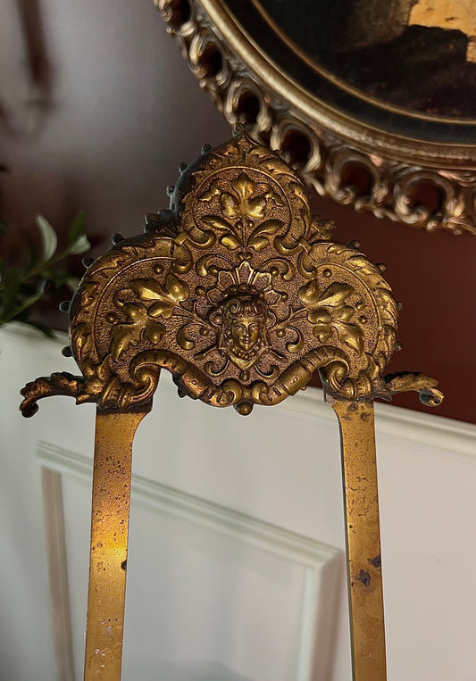 Brass easel