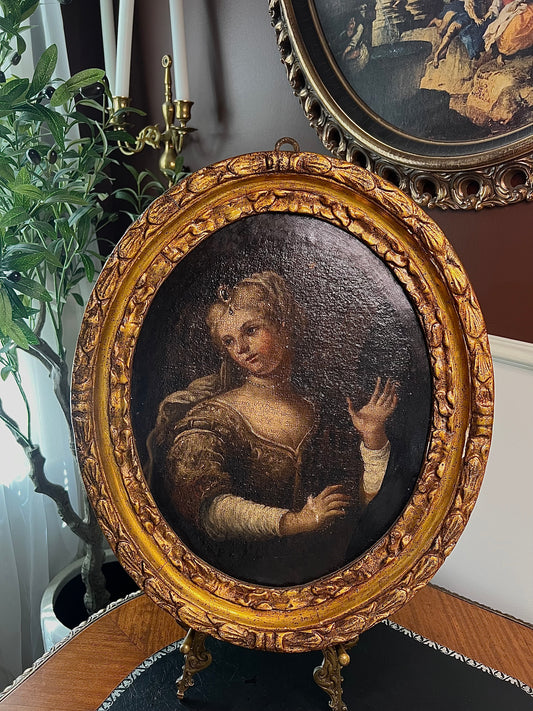 Antique 1600s Portrait