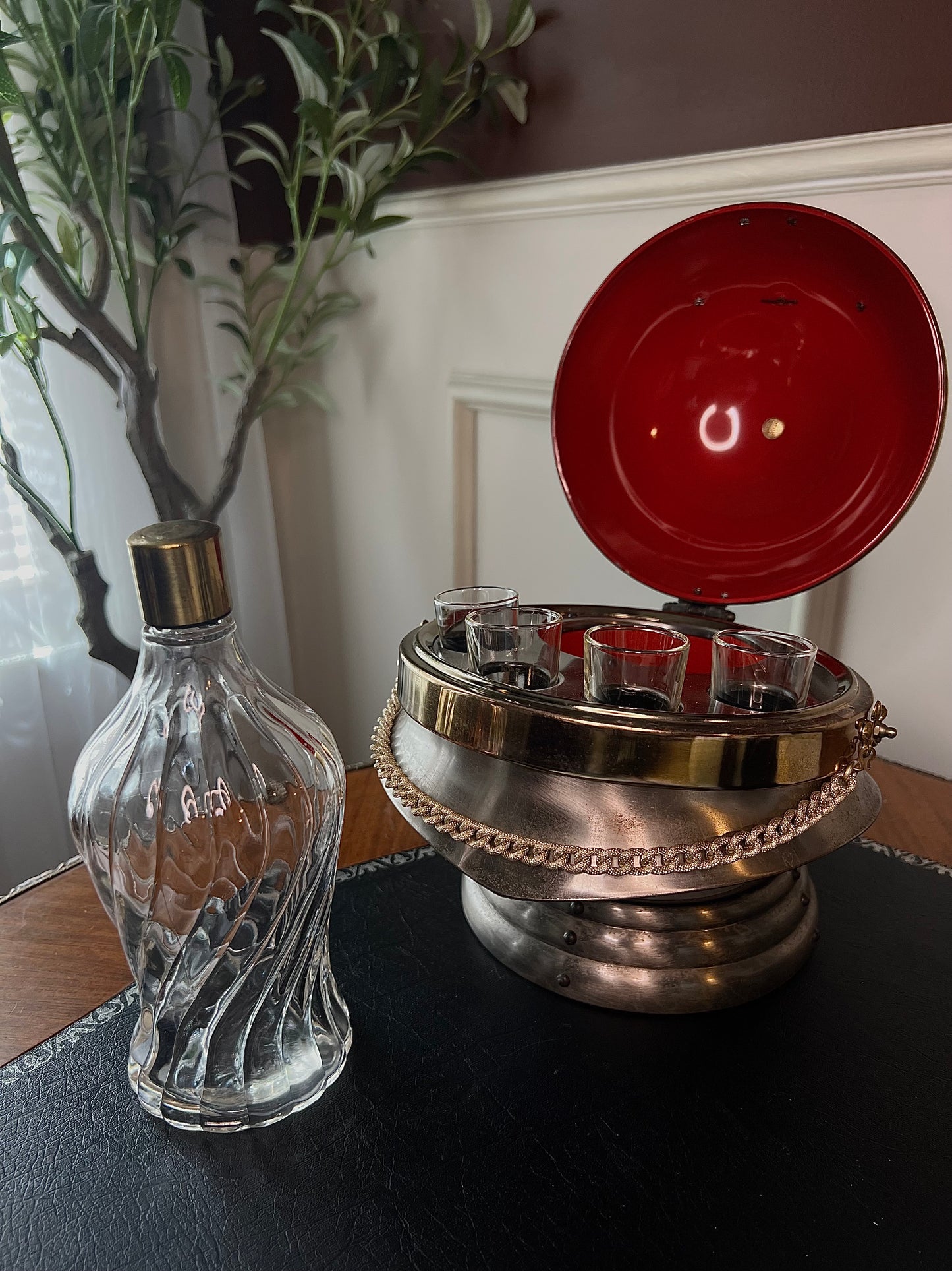 Spiked Helmet Decanter Set