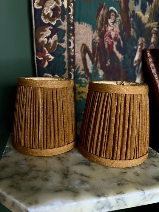 Rust Colored Velvet Shades